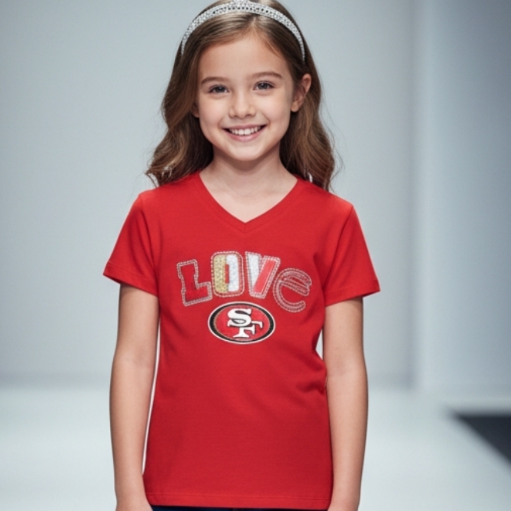 San Francisco 49ers Vneck Shirt